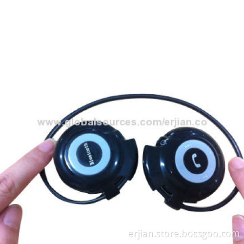Neckband Sports MP3 Wireless earphone with Bluetooth for Smartphones/iPhone/Tablet PC, 3.7V Voltage